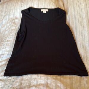 Laura Ashley Black Sleeveless sweater Tank Top